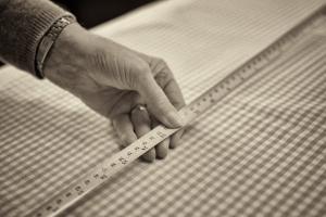 Bespoke measuring and fitting of fabrics